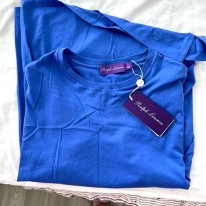 NWT Ralph Lauren Purple Label Crewneck T-Shirt sz S Purple